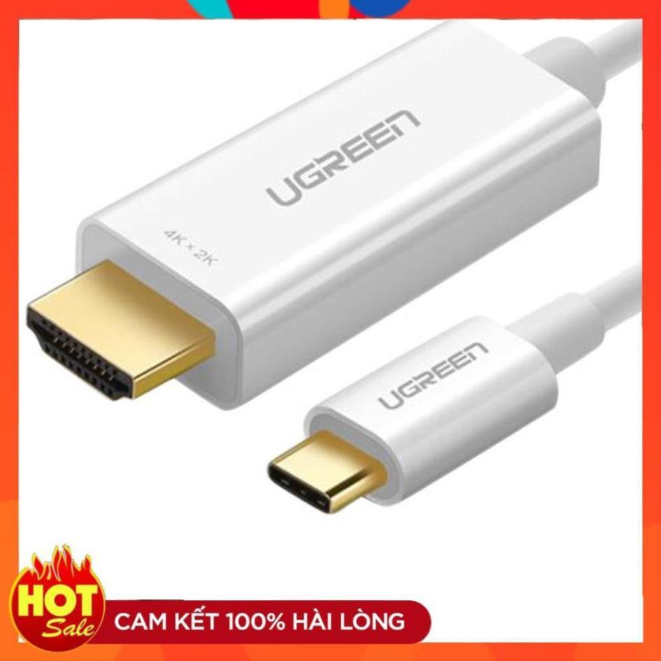 Cáp Chuyển Đổi USB Type-C Sang HDMI Ugreen 30841 hỗ trợ 4K, 3D dài 1,5m - Hàng Chính Hãng