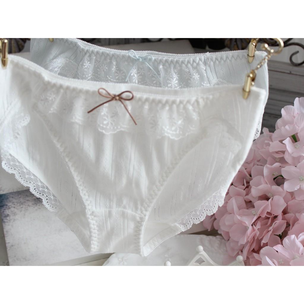Quần Lót cotton Phối Ren Xuất Đông Âu Hàng Loại Đẹp.