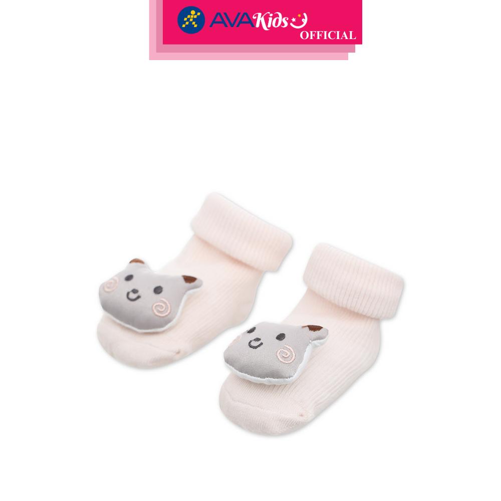 Set 2 đôi tất sơ sinh có cổ Á Châu YB511 - Màu ngẫu nhiên (0 - 18 tháng)