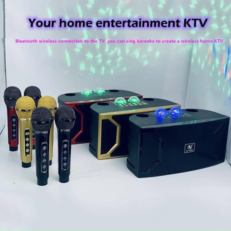 Loa Bluetooth Kèm Microe Karaoke SU-YOSD YS-211 (Kèm 2 Micro Không Dây) Bảo hành 12 tháng lỗi 1 đổi 1