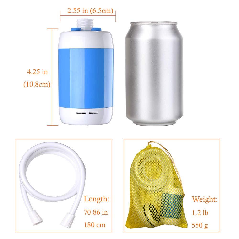 Bộ vòi hoa sen di động Tắm Gội du lịch Rửa Xe, Tưới Cây tiện dụng