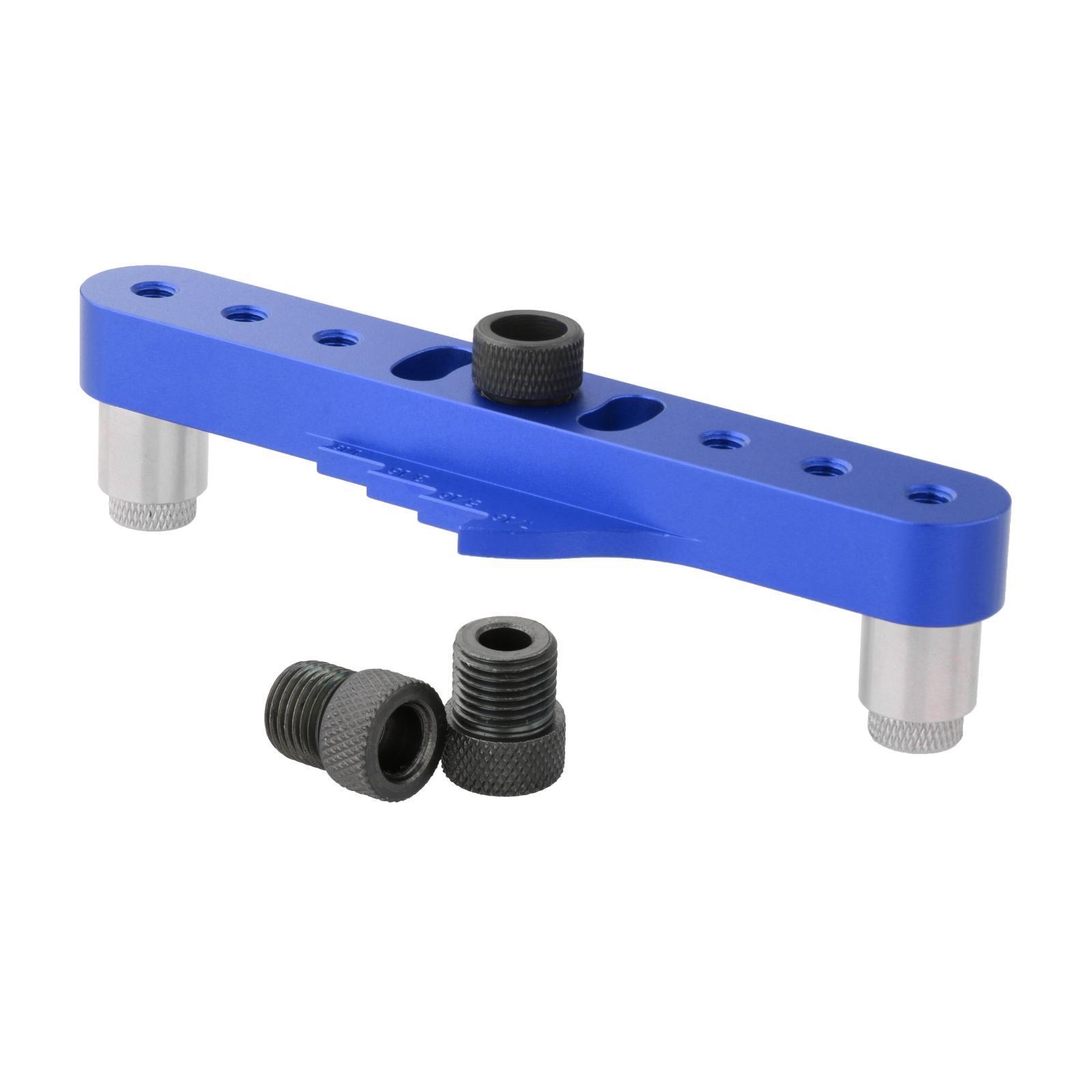 Aluminum Alloy Woodworking Hole Jig Kit Hole Locator Self Centering Drill Guide Hole Puncher for Woodworking Carpentry Tool