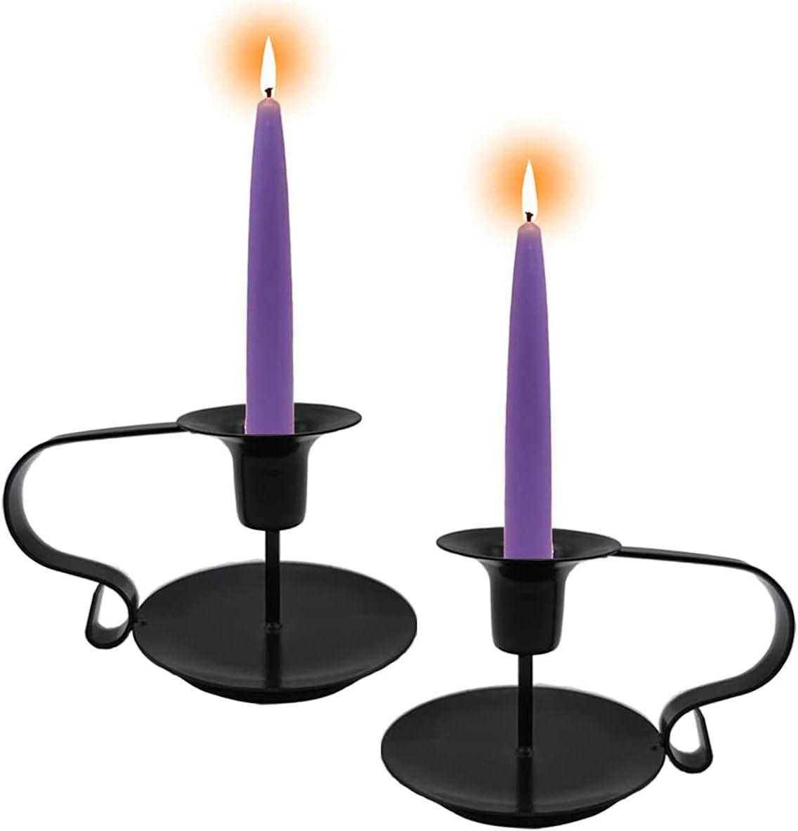 2 máy giữ nến PCS Vintage cho trụ cột nến nến cho phòng khách/phòng ăn