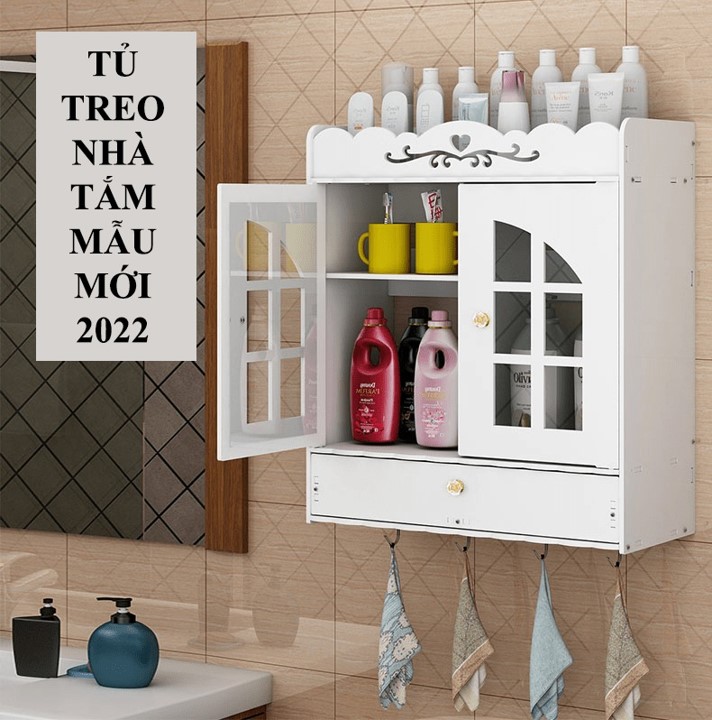 Tủ treo nhà tắm 3 tầng HD00005