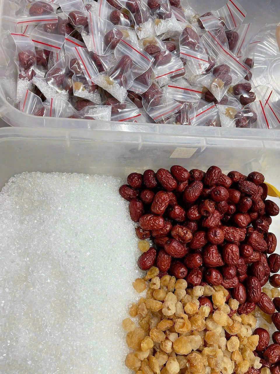 [SET 1]Viên Yến Baby Chia Sẵn   Mix Táo Đỏ - Đường Phèn - Long Nhãn  - Yến Sào Trang Birdnest - Tăng Cường Sức Khỏe - Tăng Hệ Miễn Dịch - Tăng Sức Đề Kháng