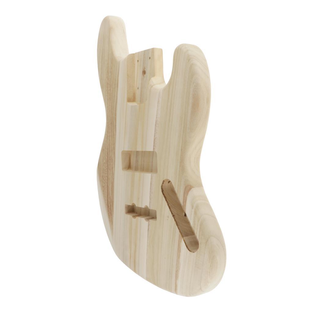 Durable Wooden Guitar Unfinished Body for JB Bass Guitar DIY Parts Accs