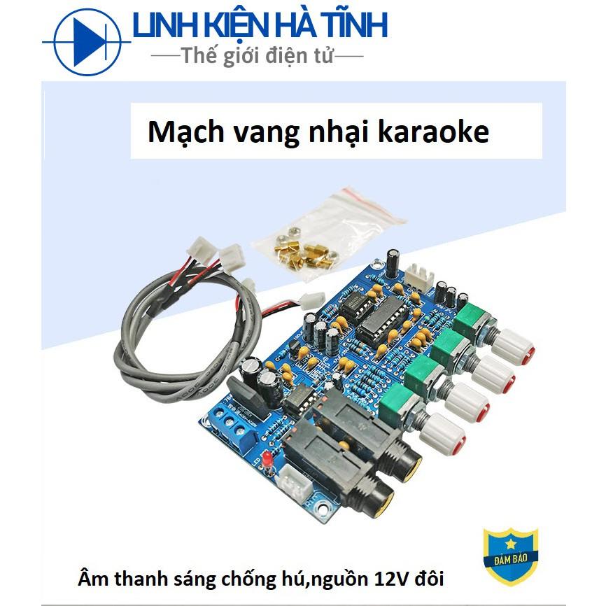 Mạch tạo tiếng vang PT2399 2399 mạch echo karaoke Full phụ kiện