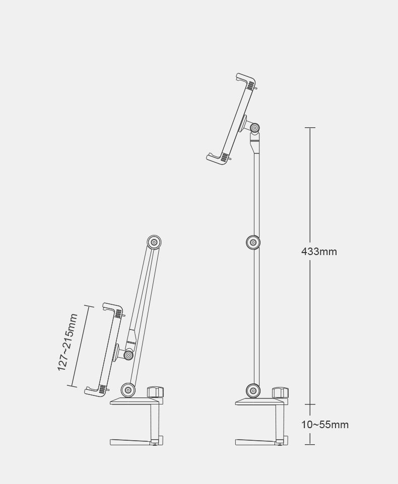 Giá Đỡ dành cho iPad, Điện Thoại, Máy Tính Bảng Xoay 360 UP - AP-7LC - Hàng Nhập Khẩu