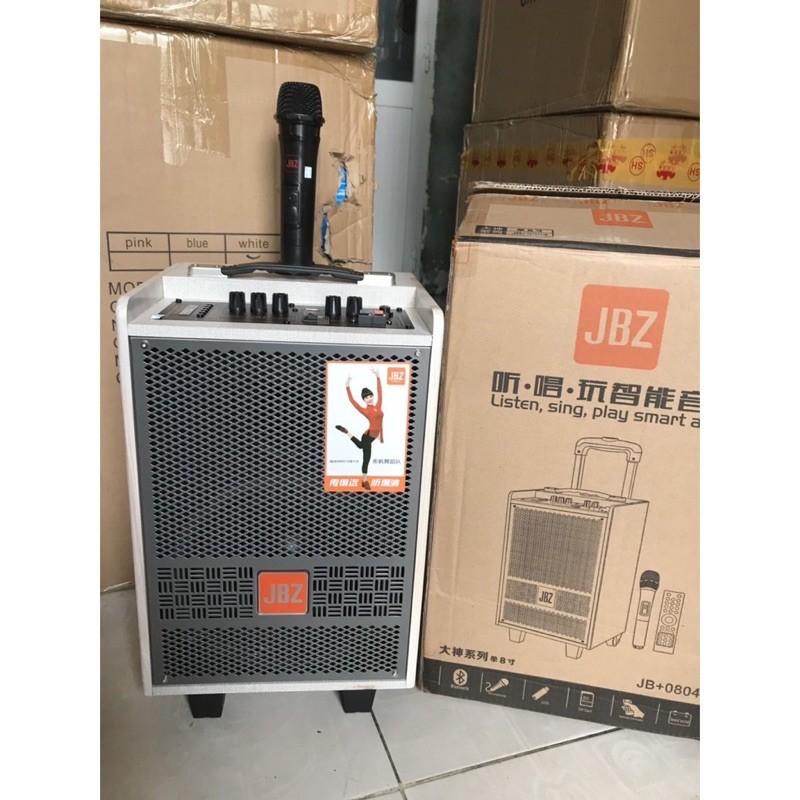 Loa kéo Jbz-J082 Bass 2 tấc Tặng Kèm 2 micro... Kèm sạc- công suất 200W -Hàng Nhập Khẩu