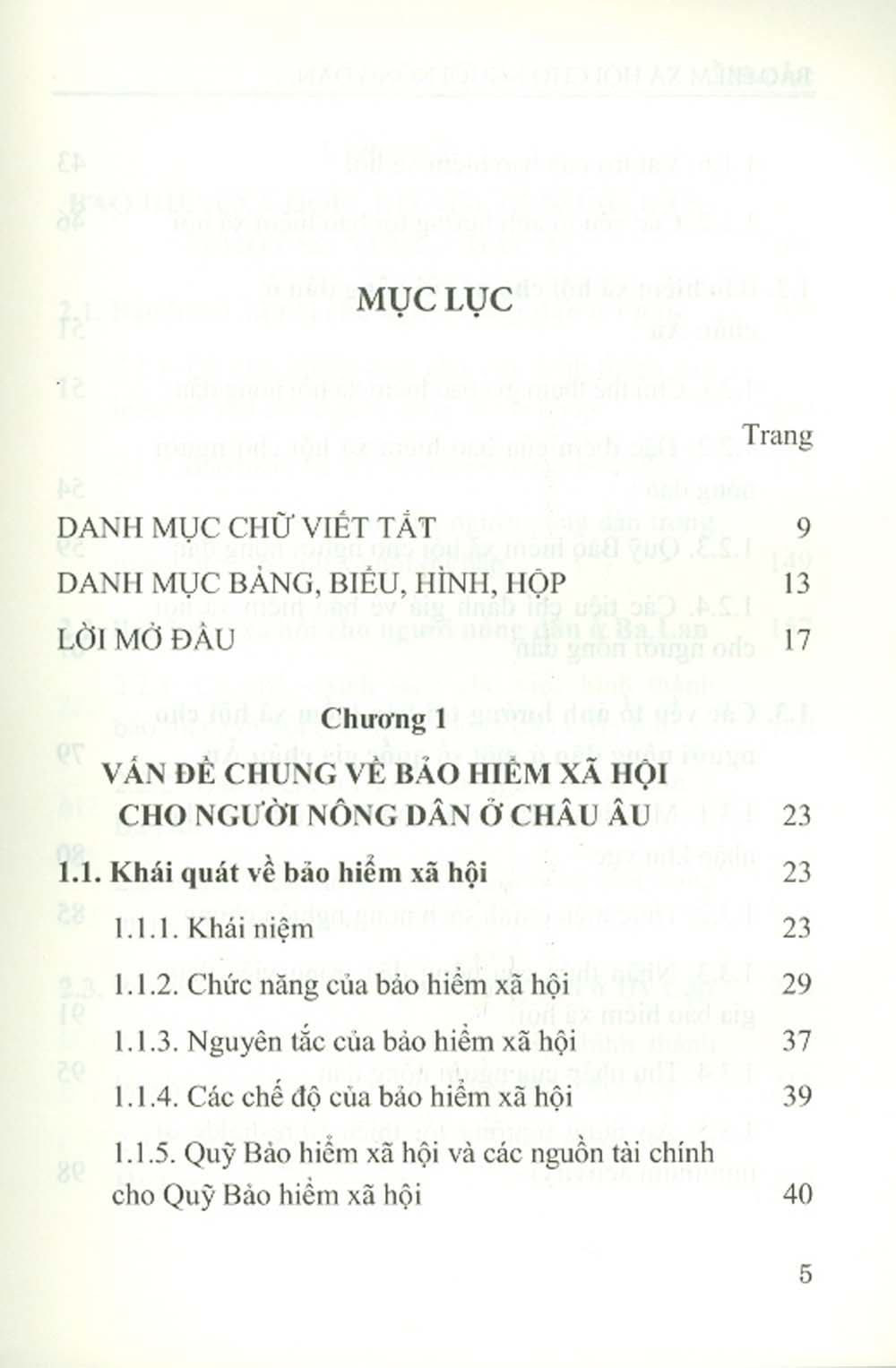 Bảo Hiểm Xã Hội Cho Người Nông Dân Ở Một Số Nước Châu Âu - Lý Luận Và Thực Tiễn