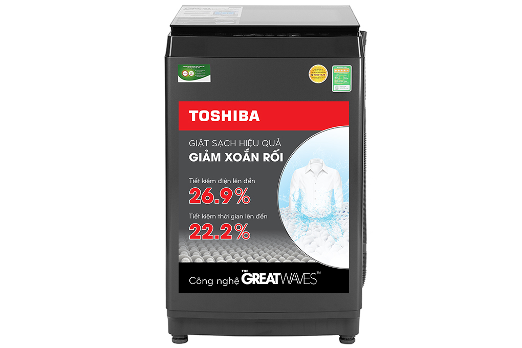 Máy giặt cửa trên Toshiba Inverter 9.0 kg AW-DK1000FV(KK) Model 2020 - Chỉ giao HCM