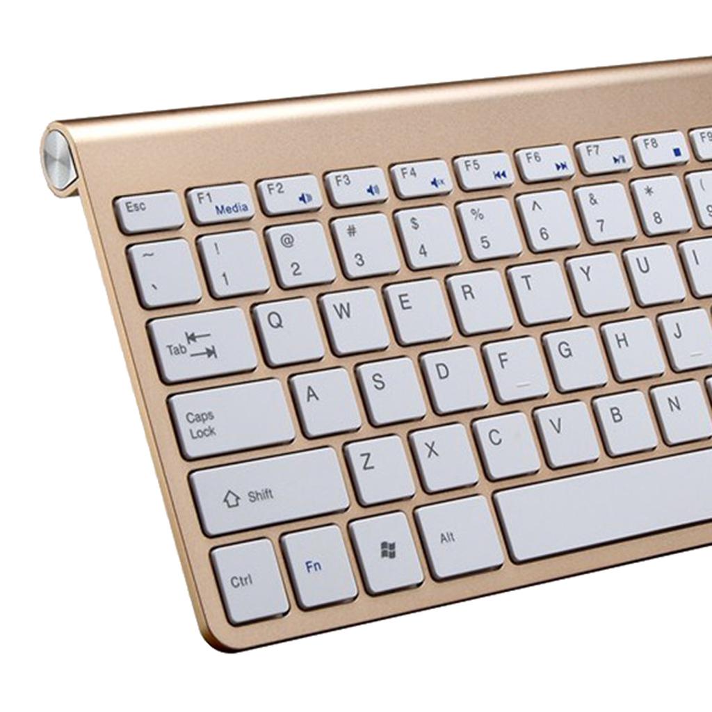 Wireless Keyboard and Mouse, Slim Keyboard with 1600 DPI Mouse