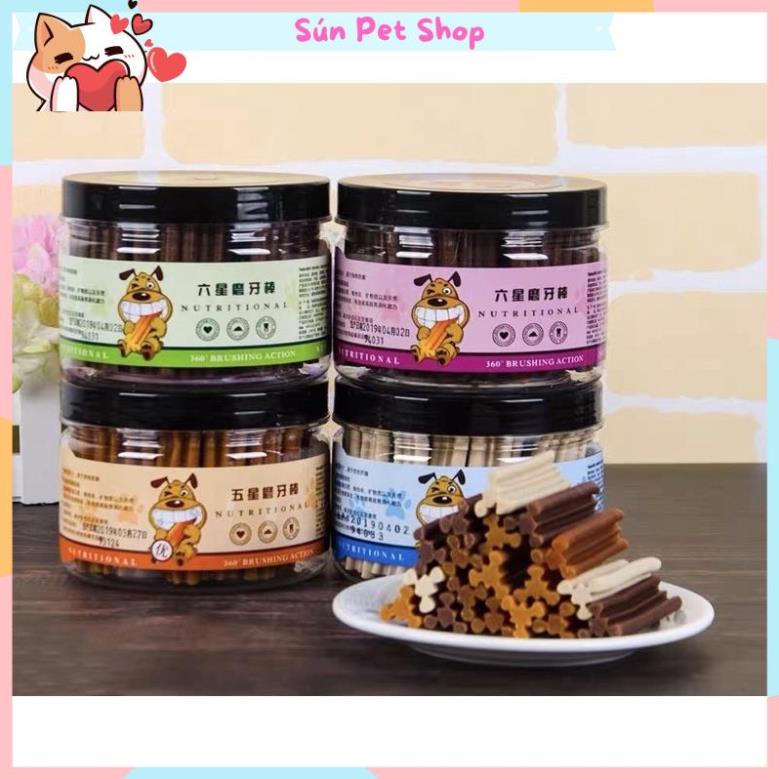 Xương gặm làm sạch răng Yaho cho chó mèo 265gr