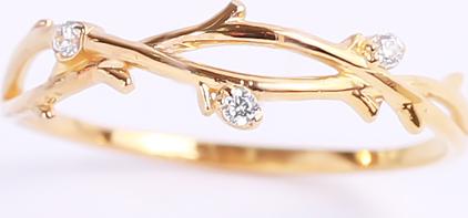 Nhẫn bạc đơn giản nụ hoa rẻ đẹp Gix Jewel N21