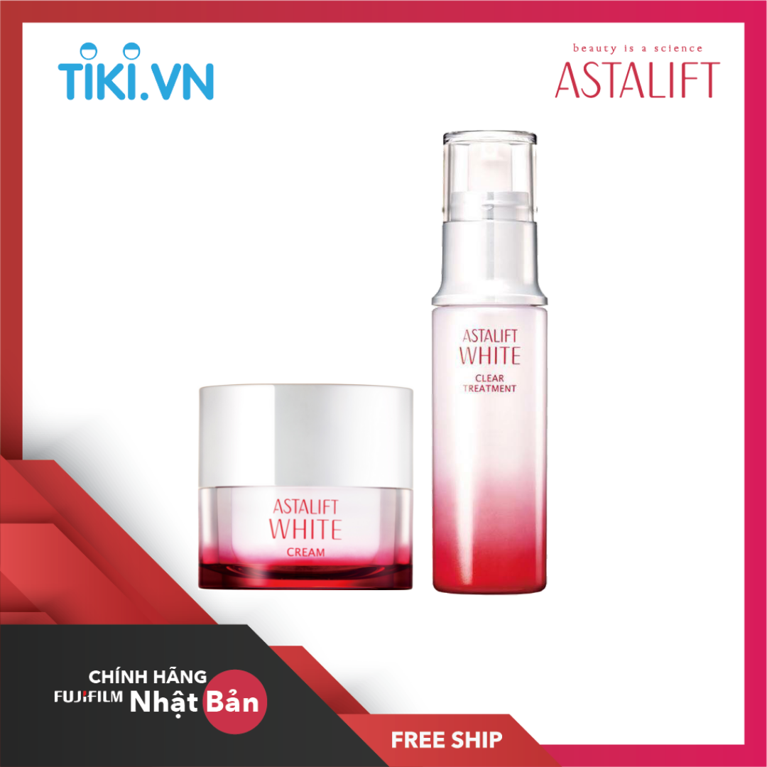 Combo Kem Dưỡng Trắng Da Astalift White Cream 30g