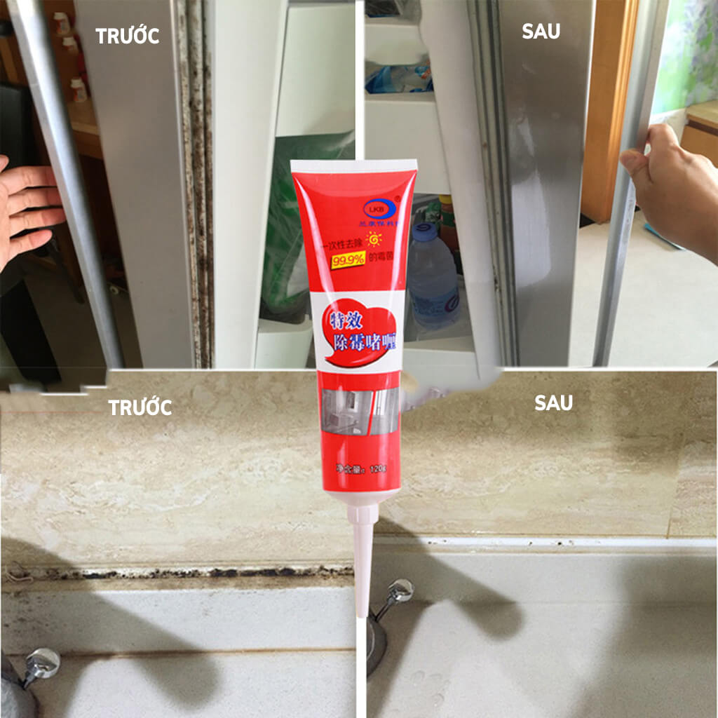 Keo Tẩy Nấm Mốc Silicone Gel Tẩy Mốc Mép Tường Đa Năng Bồn Chậu Toilet Lavabo Chất Lượng Cao