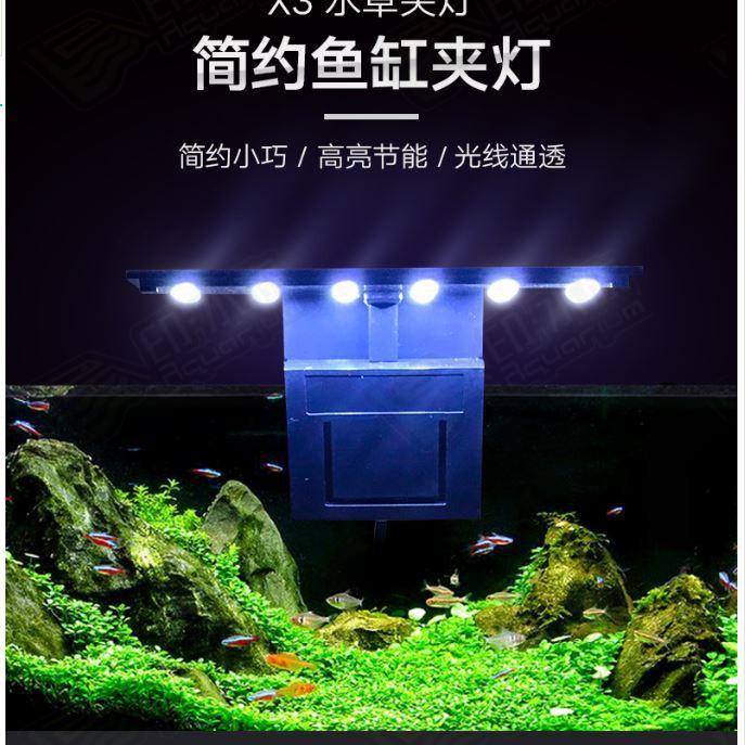 Đèn led kẹp X3 thủy sinh cho bể cá - đèn led hồ cá nhỏ