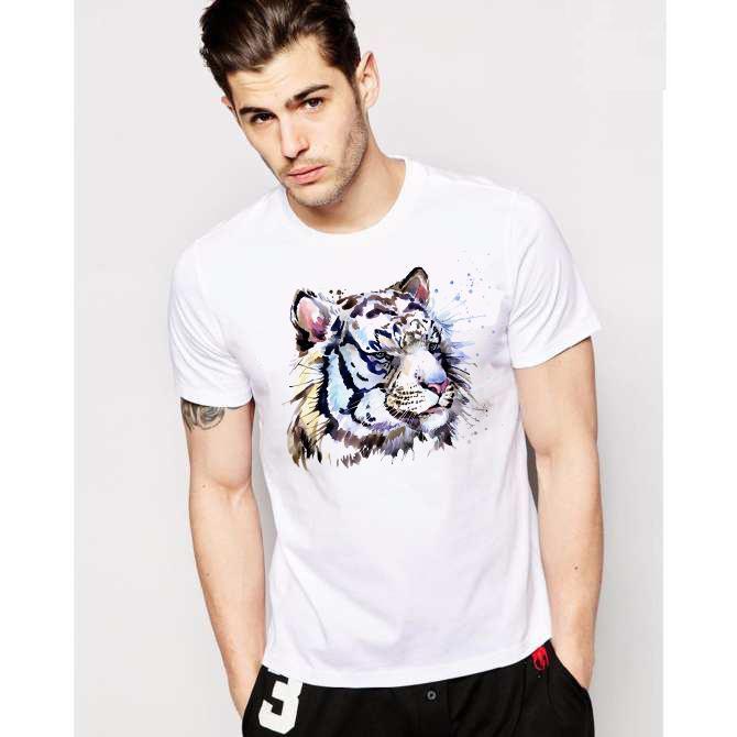 Áo thun nam in hổ 3D cotton mtt162