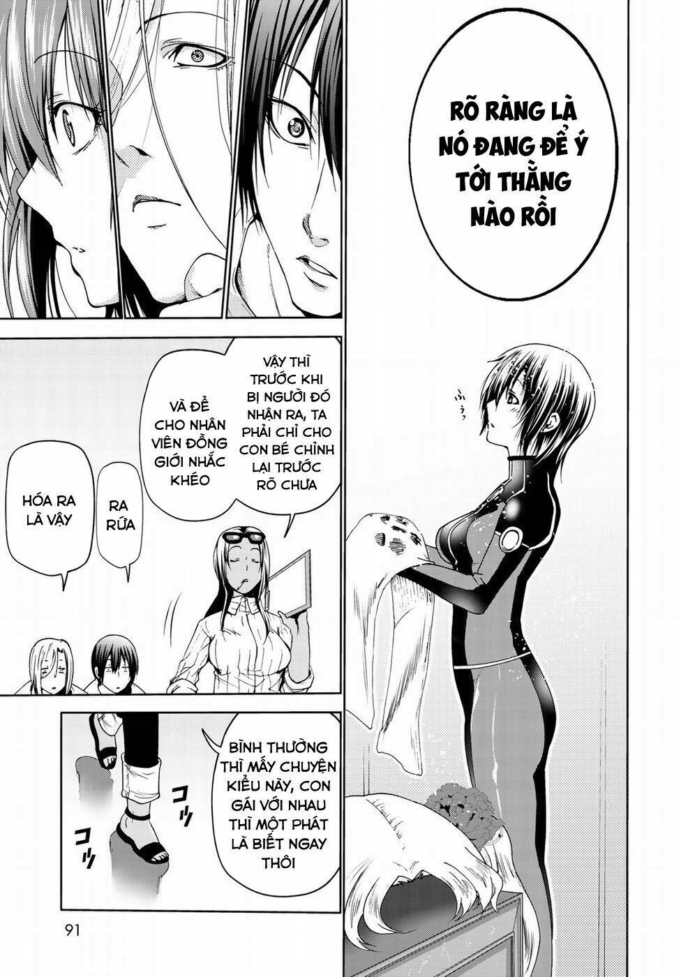 cô gái thích lặn - grand blue chapter 51 17