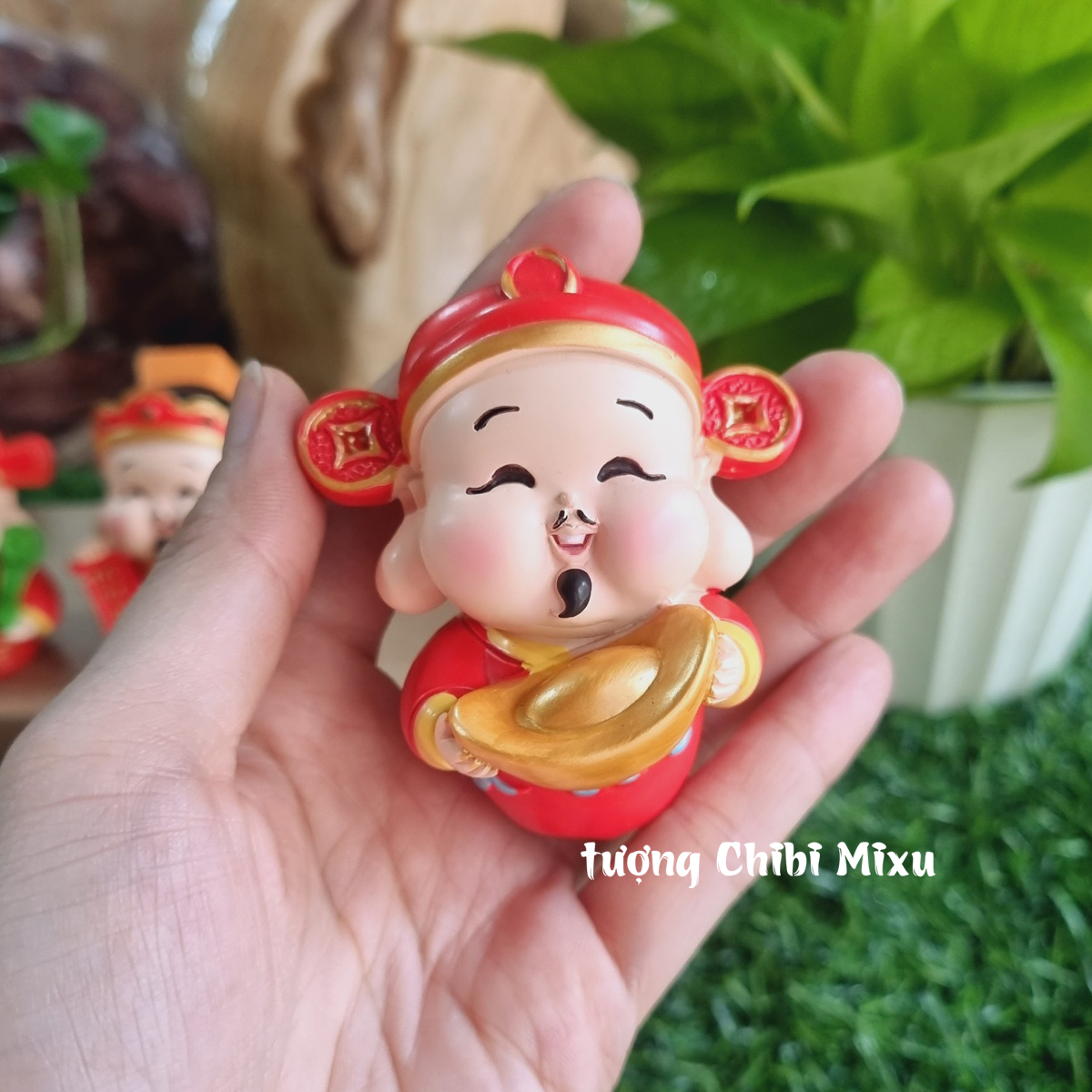 Bộ 05 tượng Ngũ Tài 7cm cao cấp