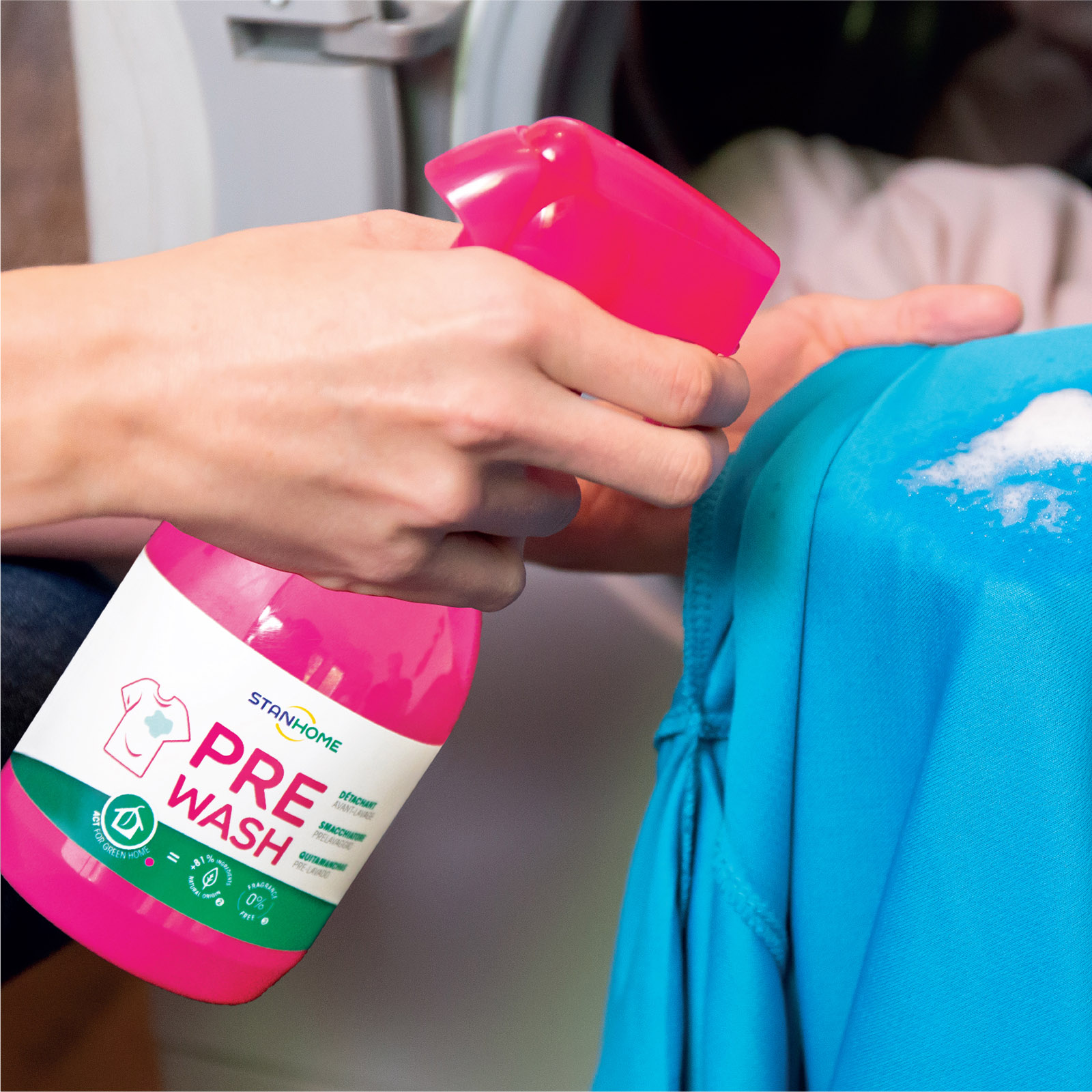 Combo 2 Xịt Xử Lý Vết Bẩn Trước Khi Giặt Stanhome Pre Wash Extra 500ml/chai- mẫu mới