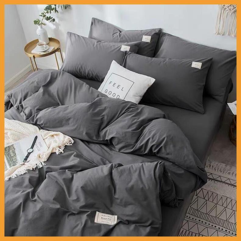 Bộ Chăn Ga Cotton Tici Cao Cấp Phong Cách Hàn Quốc Đủ Size Đủ Màu Hàng Đẹp Loại 1