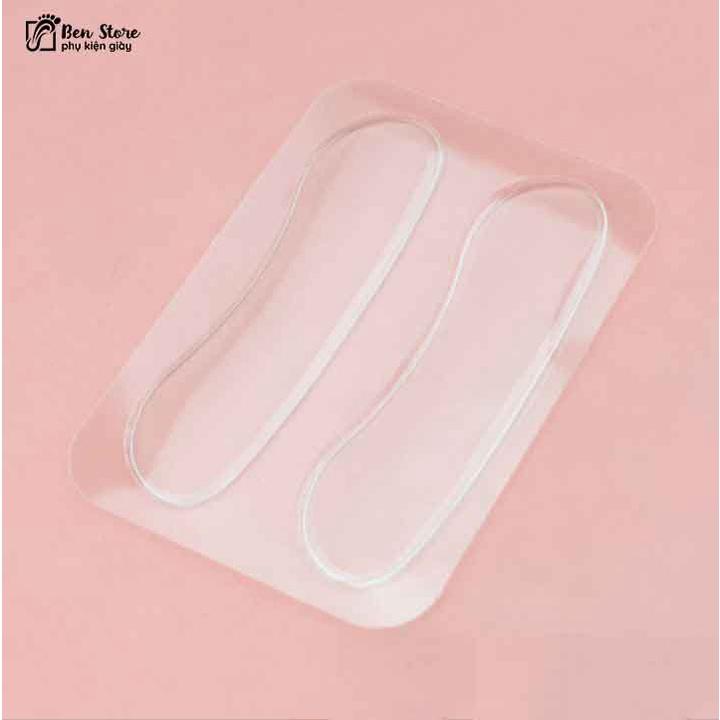 Cặp Miếng dán gót chân silicon trong suốt vô hình khi đi giày #sil70