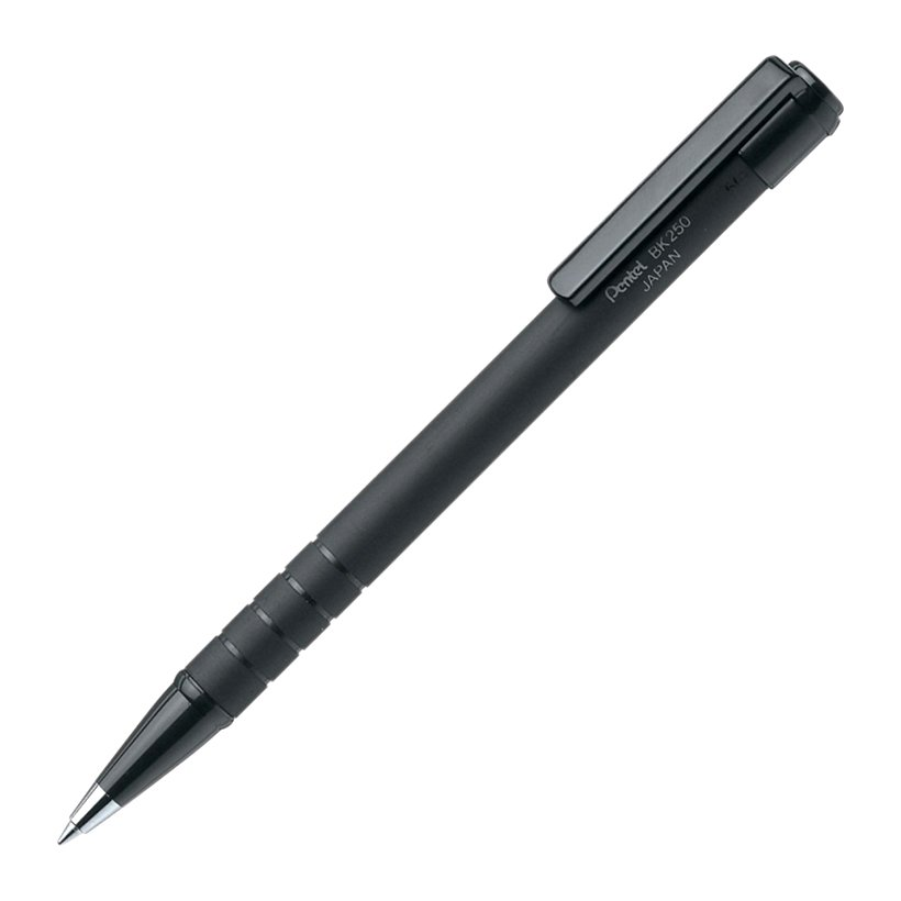 Bút bi Pentel BK250 ngòi 0.5mm - Mực đen