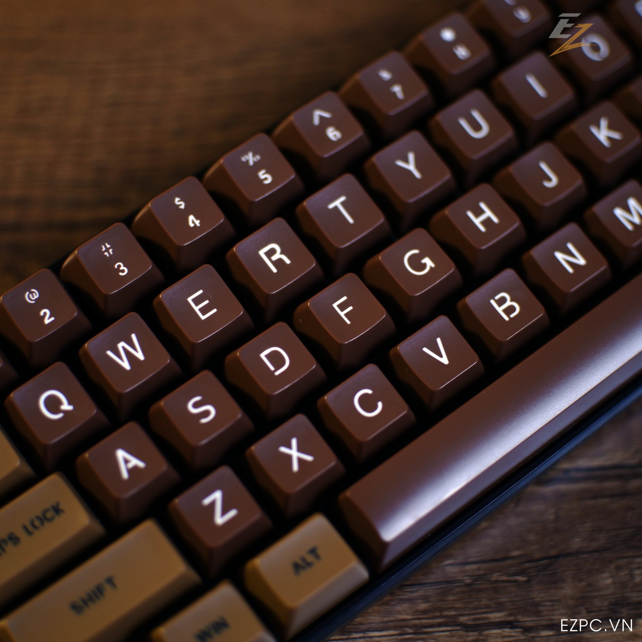 Keycap  Dark Chocolate SA Profile ABS Double Shot 108 Phím Cho Bàn Phím Cơ