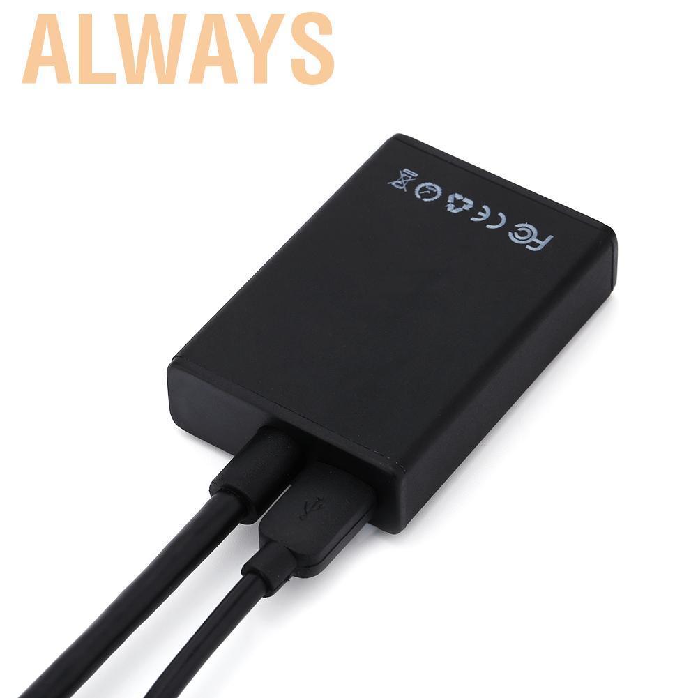 Bộ cáp chuyển đổi từ giác cắm VGA 3.5mm sang cổng HDMI