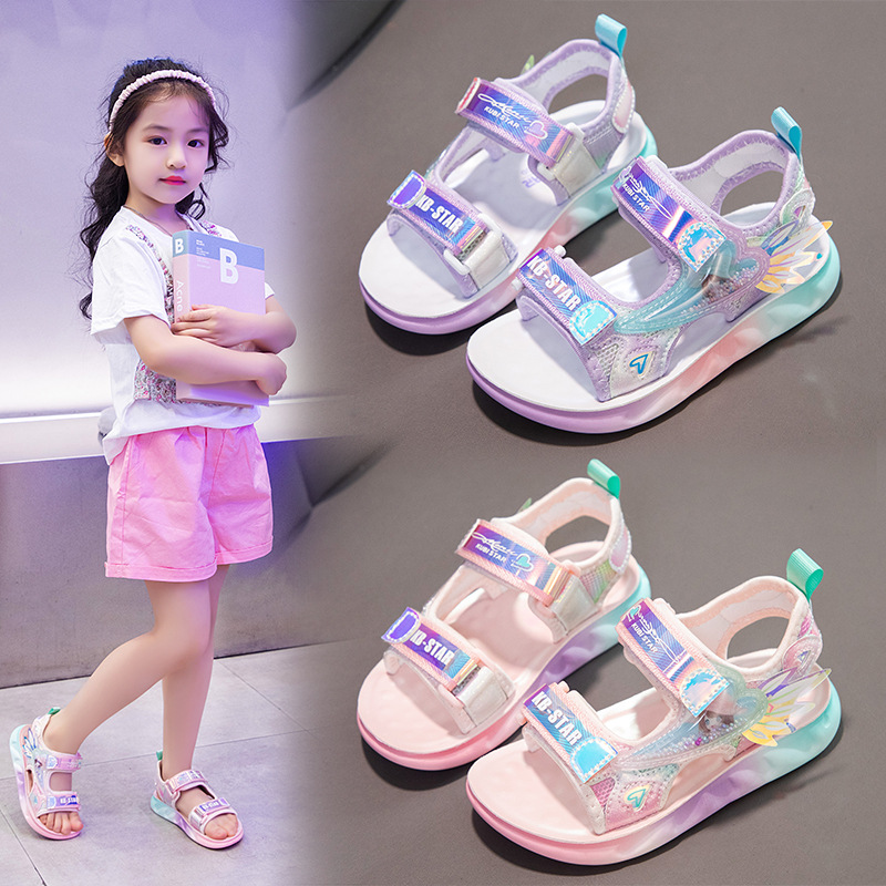 Giày Sandal quai hậu cho bé gái, thể thao siêu nhẹ, chống trơn trượt – GSD9067