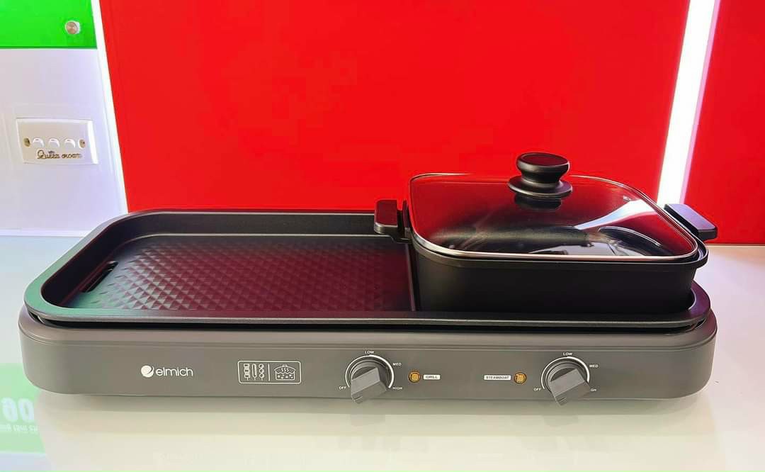 Bếp Nướng Lẩu Đa Năng Elmich EDA-0847 - Hàng Chính Hãng