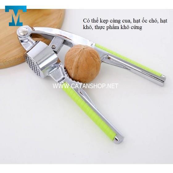 ️FREESHIP️ Dụng Cụ Ép Tỏi, Kẹp Càng Cua, Hạt Óc Chó, Thực Phẩm Khô 2in1 Tiện Dụng Chất Liệu Hợp Kim Inox Chống Gỉ