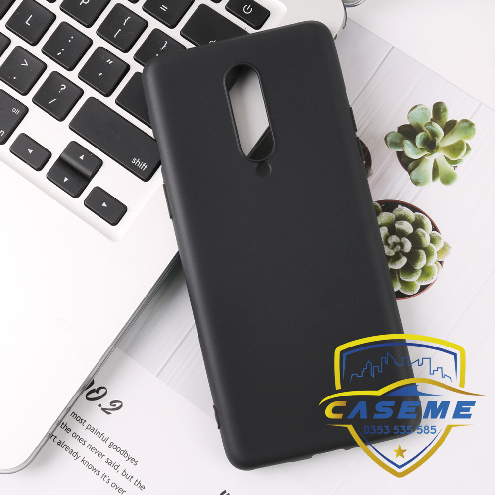 Ốp lưng dành cho OnePlus 8 silicon dẻo màu đen bảo vệ camera chống sốc cao cấp