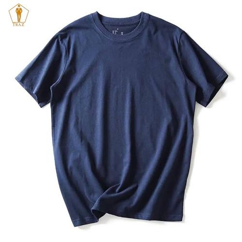 Áo Thun Nam Trơn Basic TRAZ, Áo Phông Nam Tay Ngắn Phom Rộng Suông Unisex 100% COTTON Thấm Hút Mồ Hôi