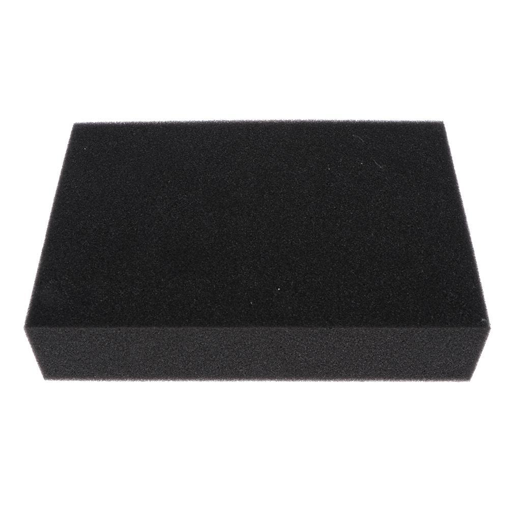 Black Felting Pad Foam Felt Foam Pad Accessory Tool 6x4x1.4"
