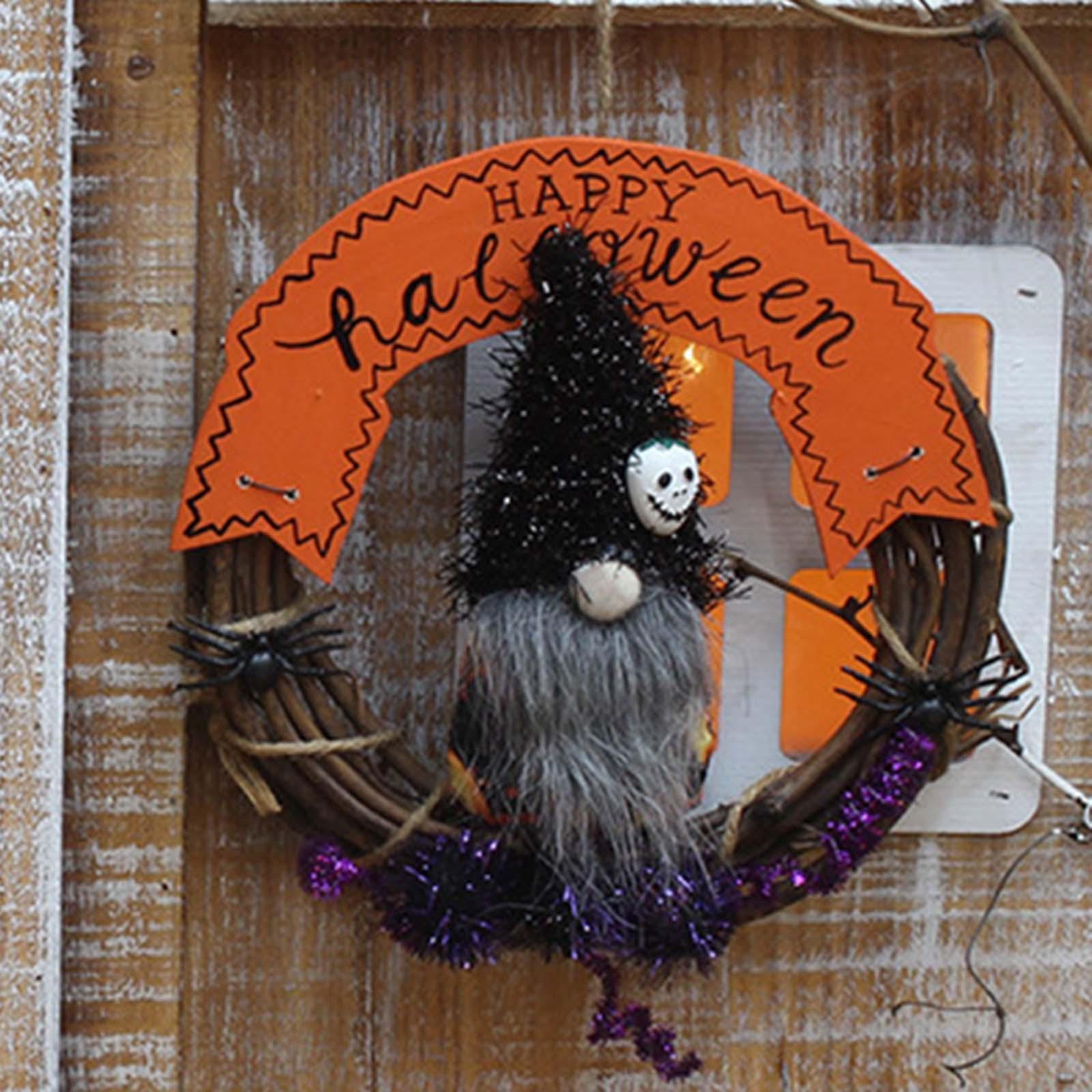 Halloween Wreath for Front Door Halloween Porch Decor for Wall Party