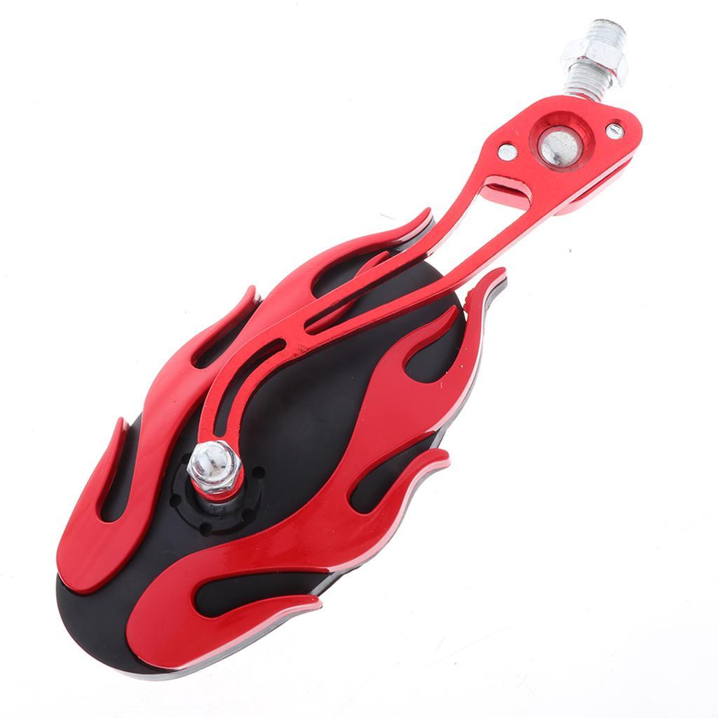 Alloy Rear View Race Mirrors Handle Bar Mount Clamp for Yamaha Motorbikes