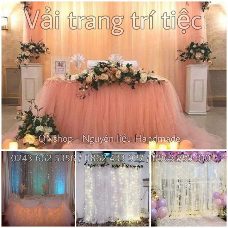 2 mét x 1m7 vải voan mềm đẹp may váy tutu, trang trí tiệc sinh nhật....