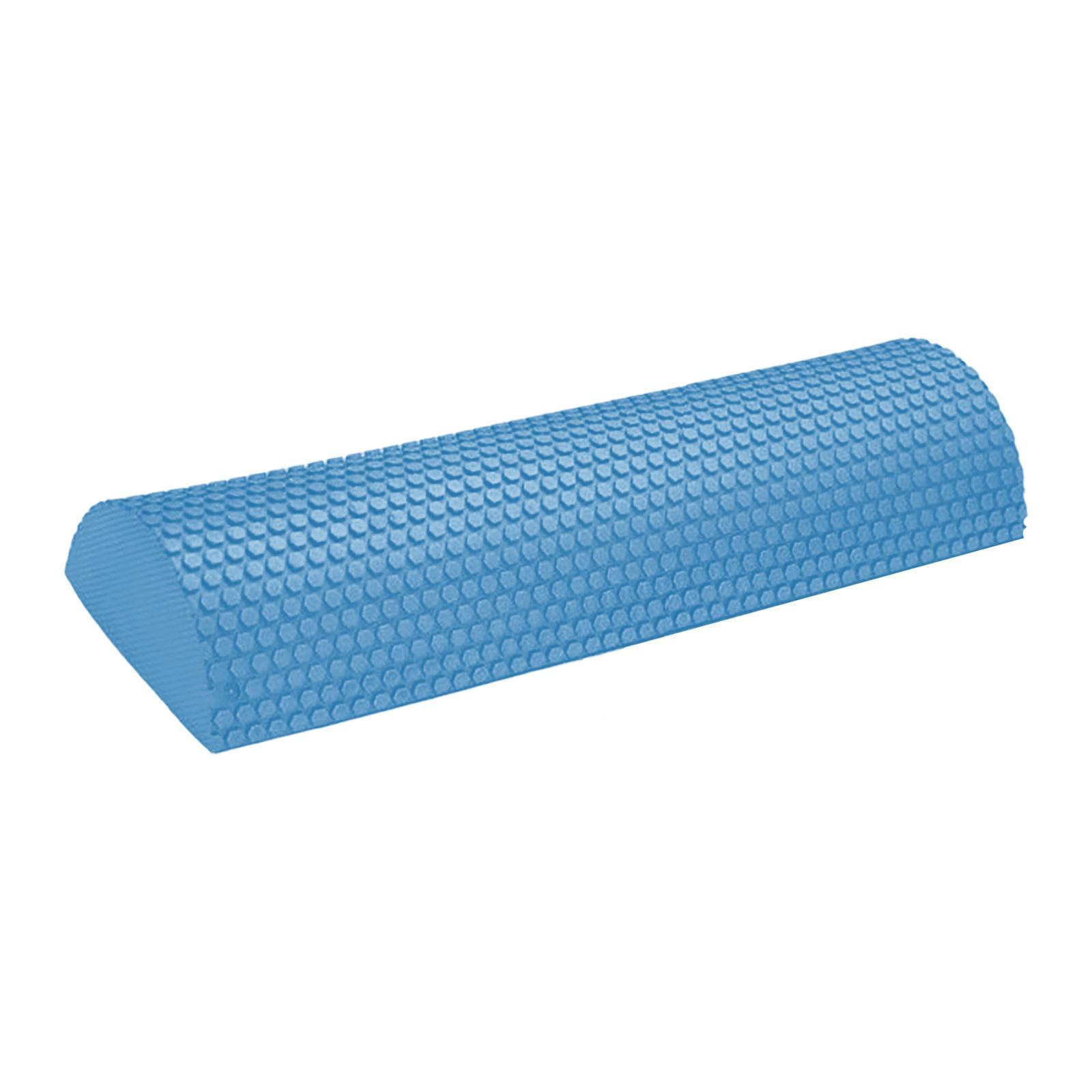 EVA Half Foam Roller High Density for Pliability Back Blue  30cmx7.5cm