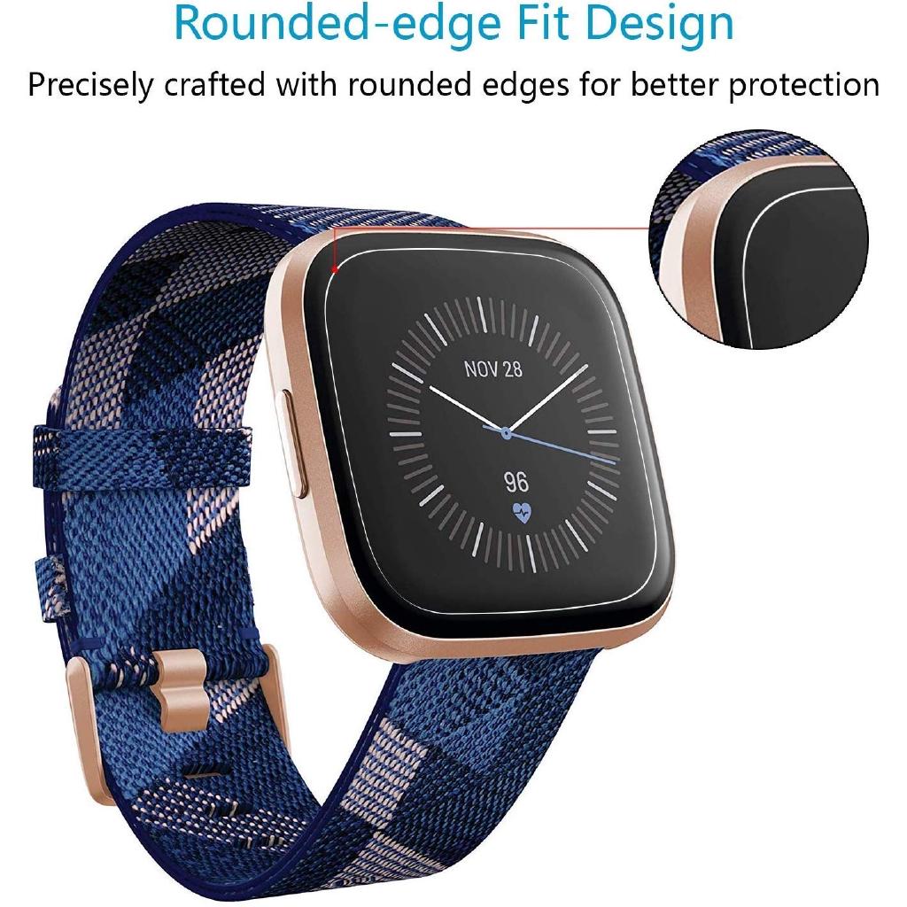 Miếng Dán Bảo Vệ Màn Hình Đồng Hồ Mềm Mại Trong Suốt Hd Cho Fitbit Versa 2 3