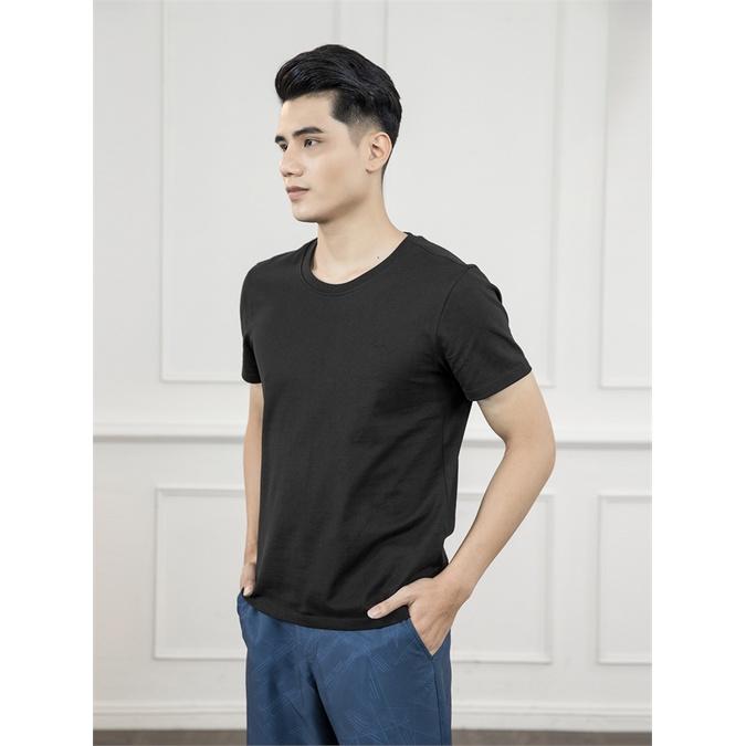 Áo thun nam ngắn tay ARISTINO phom Regular fit, chất cotton cao cấp mềm mại, thấm hút tốt - ATS018S1