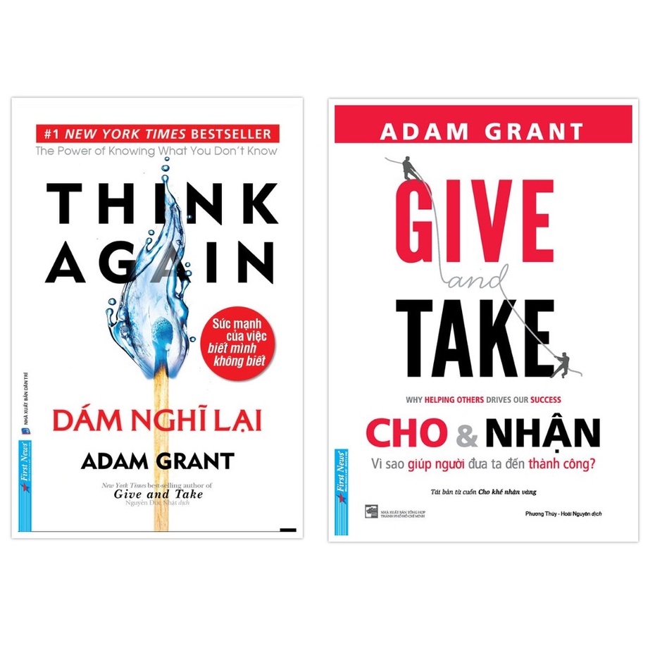 Sách - Cho và nhận (Give and Take) - Dám nghĩ lại (Think again)0