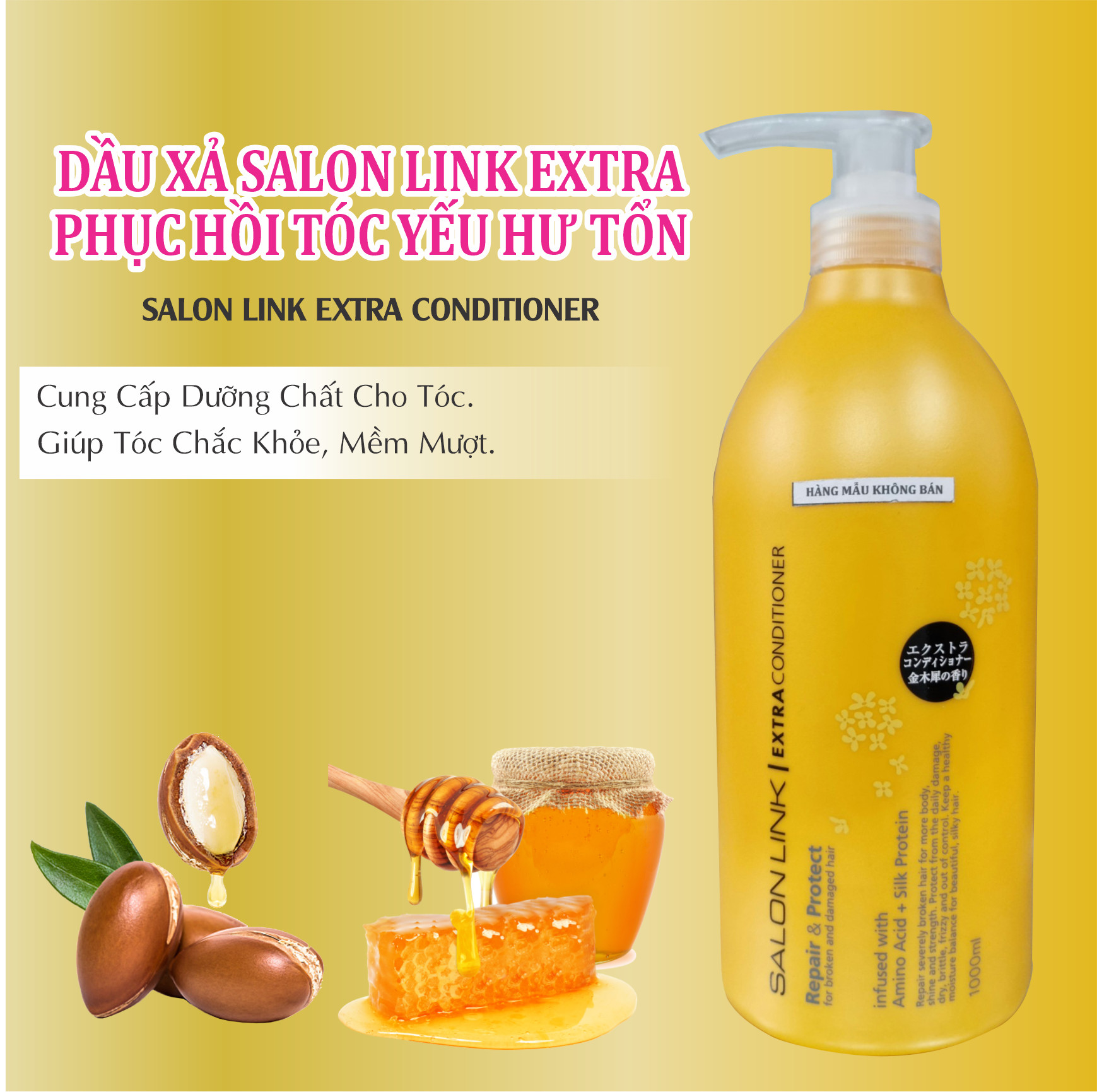 Dầu Xả Phục Hồi Tóc Khô Xơ ,Chẻ Ngọn Salon Link Extra Conditioner (1000mL)