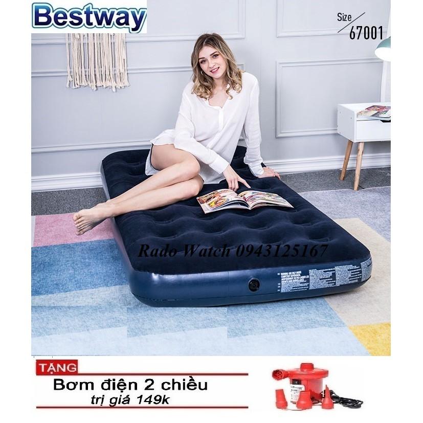 Đệm Hơi Nệm Hơi Bestway cỡ 76CM và 99CM Tặng 1 Bơm điện