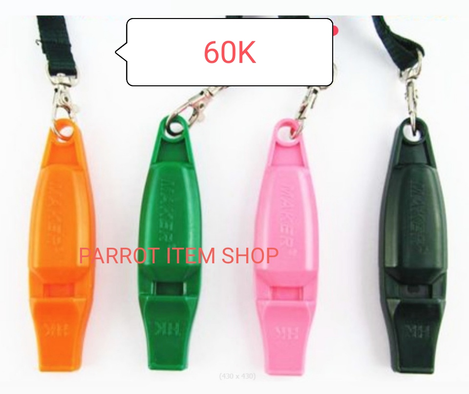 1 còi maker (size to 9cm)huấn luyện vẹt (freefly) tiếng vang và to