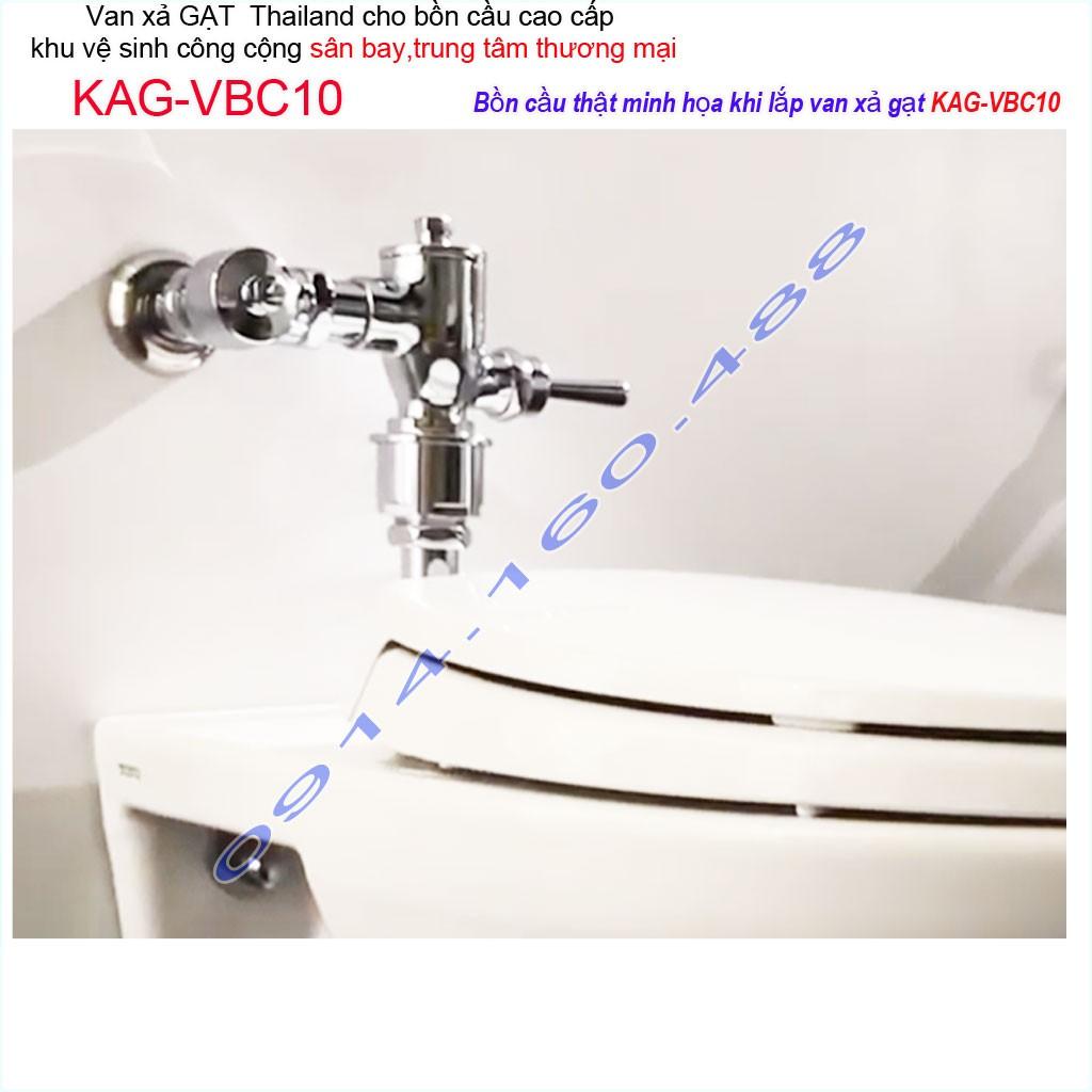 Van xả gạt bồn câu KAG-VBC10, van xả cho bồn cầu treo tường cầu không thùng nước( không bồn cầu) trong sân bay