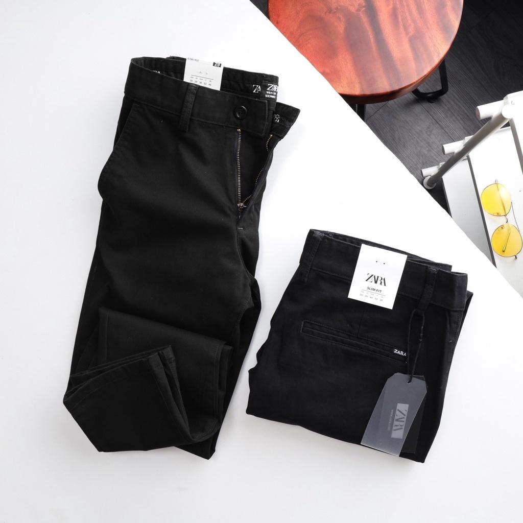 Quần kaki nam dài nam 5 màu mẫu mới tag đen form slimfit | LASTORE MENSWEAR