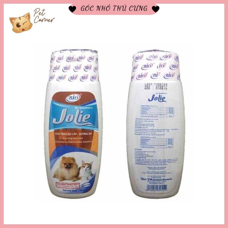 Sữa tắm cao cấp Bio Jolie dưỡng da, làm mượt lông, khử mùi hôi cho chó mèo (150ml)