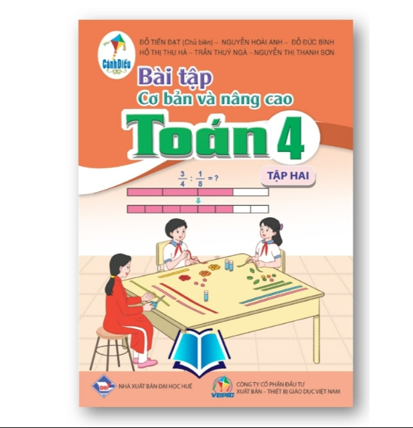 Sách - Bài tập cơ bản và nâng cao Toán 4 (T1 +T2) Cánh Diều